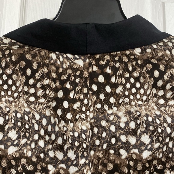 Cotton BCBG Maxazria Brown &  Black Womans coat Jacket SMALL - Picture 8 of 12